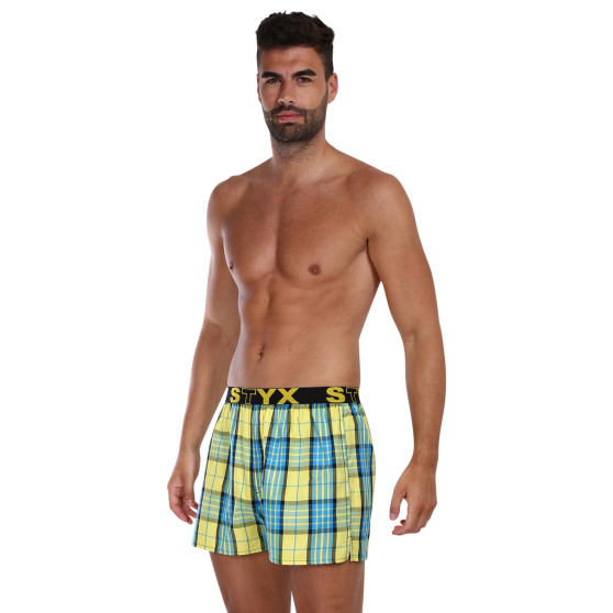 Boxers para homem Styx desporto elástico multicolorido (B1002)