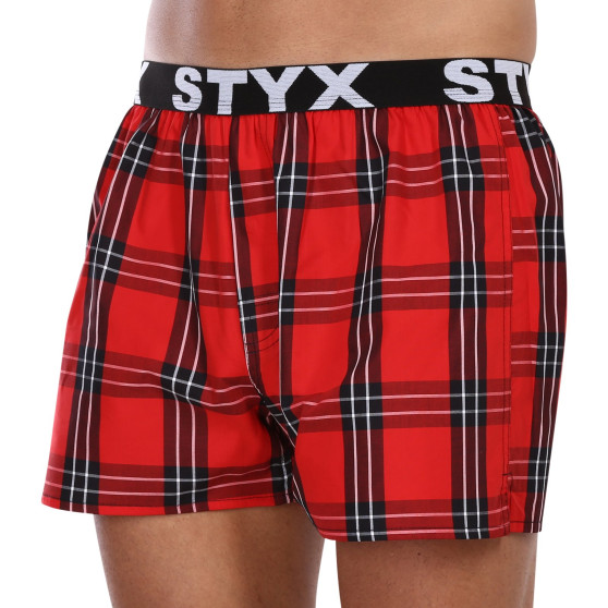 Boxers para homem Styx desporto elástico multicolorido (B1003)