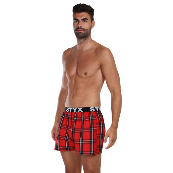 Boxers para homem Styx desporto elástico multicolorido (B1003)