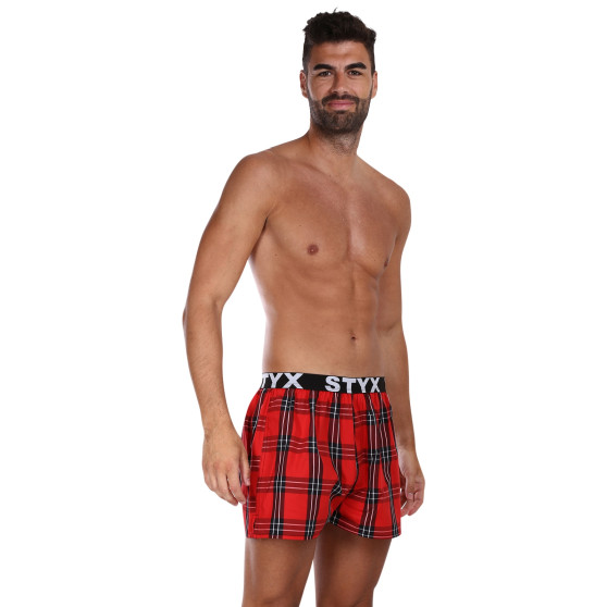 Boxers para homem Styx desporto elástico multicolorido (B1003)