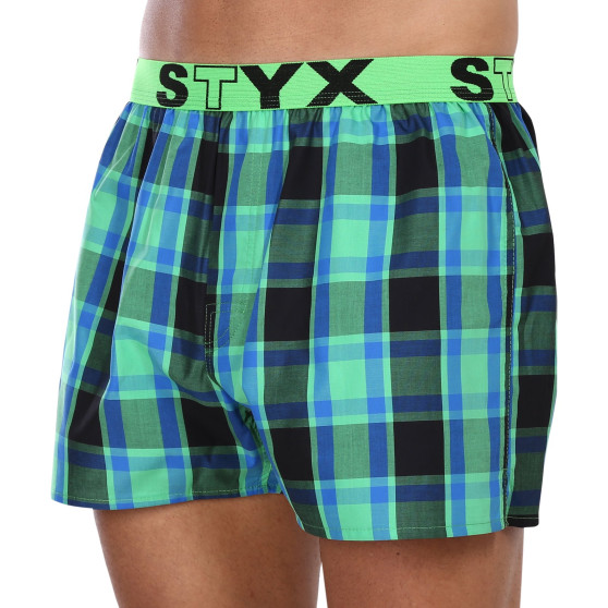 Boxers para homem Styx desporto elástico multicolorido (B1004)