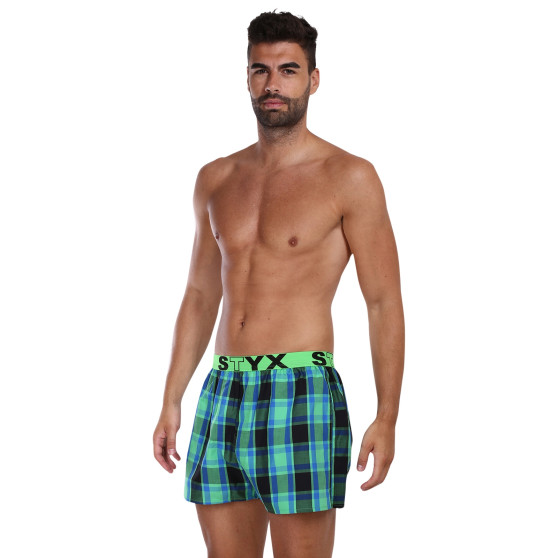 Boxers para homem Styx desporto elástico multicolorido (B1004)