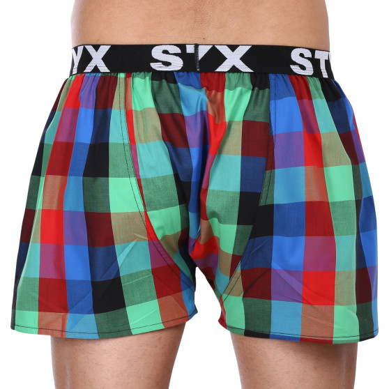 Boxers para homem Styx desporto elástico multicolorido (B1007)