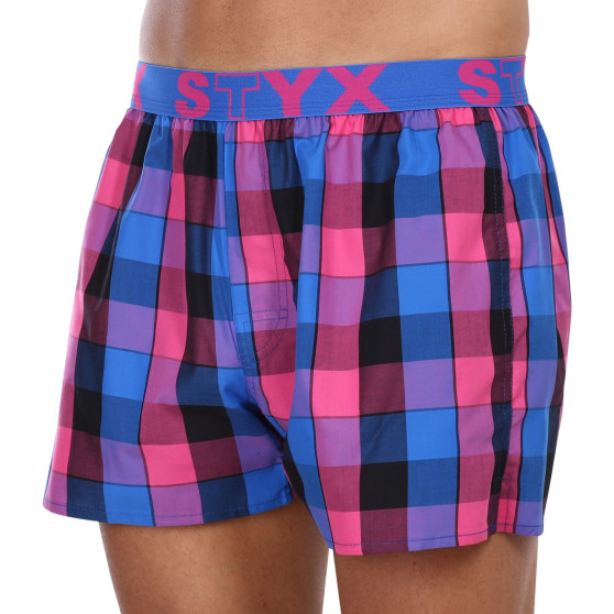 Boxers para homem Styx desporto elástico multicolorido (B1008)