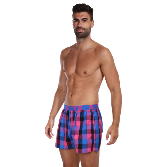 Boxers para homem Styx desporto elástico multicolorido (B1008)