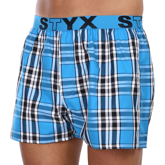 Boxers para homem Styx desporto elástico multicolorido (B1009)