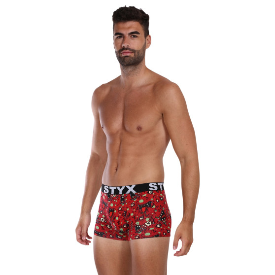 Boxers para homem Styx arte desportiva borracha zombie (G1451)