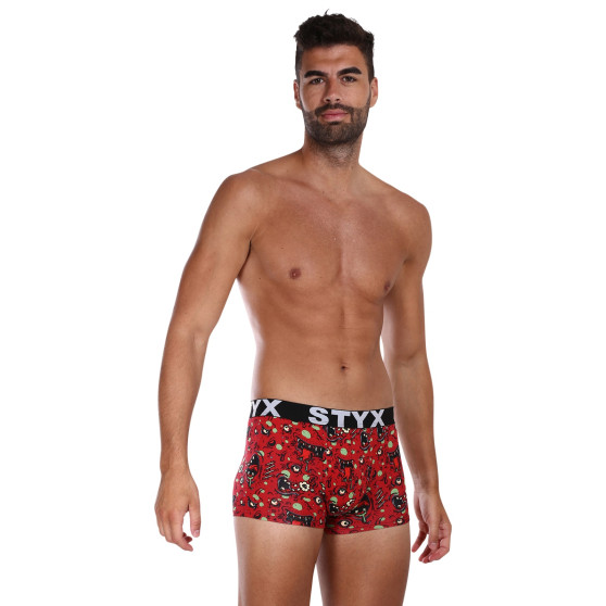 Boxers para homem Styx arte desportiva borracha zombie (G1451)