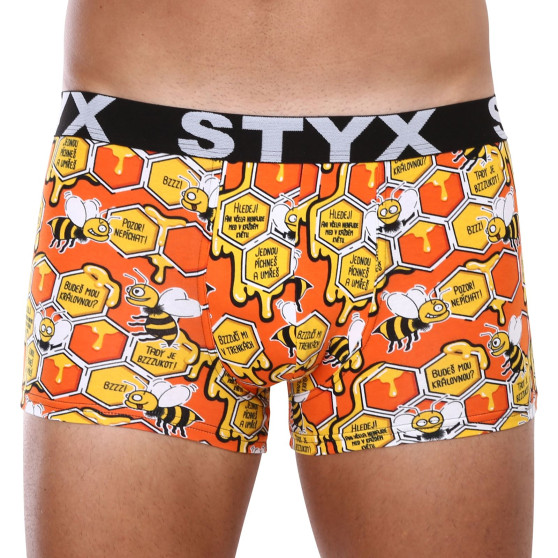 Boxers para homem Styx arte desportiva abelhas de borracha (G1654)