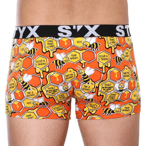 Boxers para homem Styx arte desportiva abelhas de borracha (G1654)