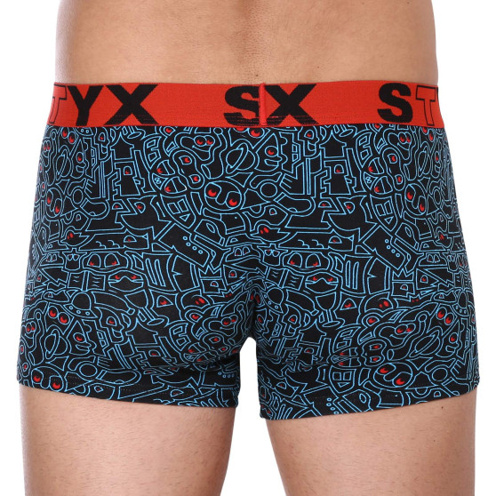 Boxers para homem Styx arte desporto borracha doodle (G1256)