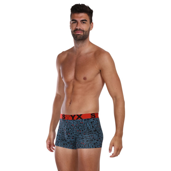 Boxers para homem Styx arte desporto borracha doodle (G1256)