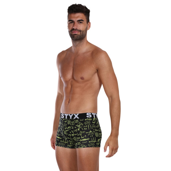 Boxers para homem Styx arte desporto borracha física (G1652)