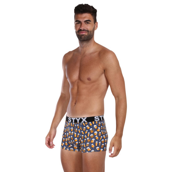 Boxers para homem Styx arte desportiva cerveja de borracha (G1357)