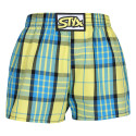 Boxers para criança Styx clássico elástico multicolorido (J1002)