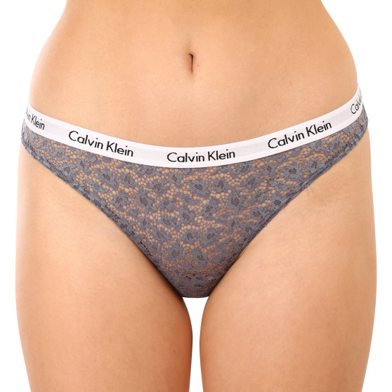 3PACK cuecas para mulher Calvin Klein superdimensionado multicolorido (QD3975E-BP7)