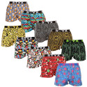 10PACK Boxers para homem Styx arte esportes borracha multicolorido (10B113602267598)