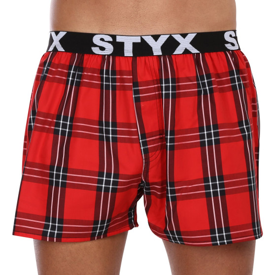 3PACK Boxers para homem Styx desporto elástico multicolorido (3B10123)