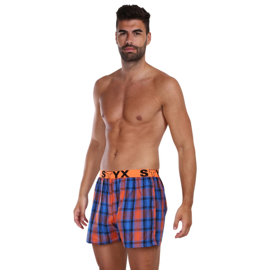 Boxers para homem Styx desporto elástico multicolorido (B1006)