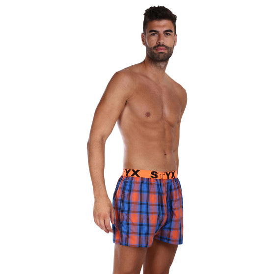 Boxers para homem Styx desporto elástico multicolorido (B1006)