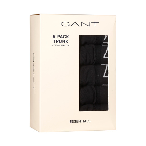 5PACK Boxers para homem Gant preto (900015003-005)