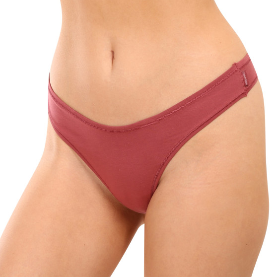 Tanga para mulher Calvin Klein rosa (QD3954E-VLL)