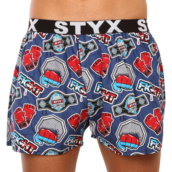 Boxers para homem Styx arte desportiva borracha luta (B1556)