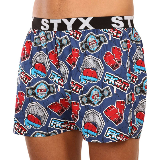 Boxers para homem Styx arte desportiva borracha luta (B1556)