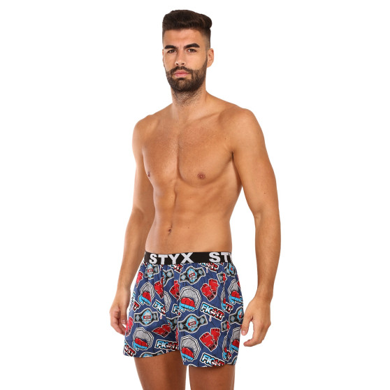 Boxers para homem Styx arte desportiva borracha luta (B1556)