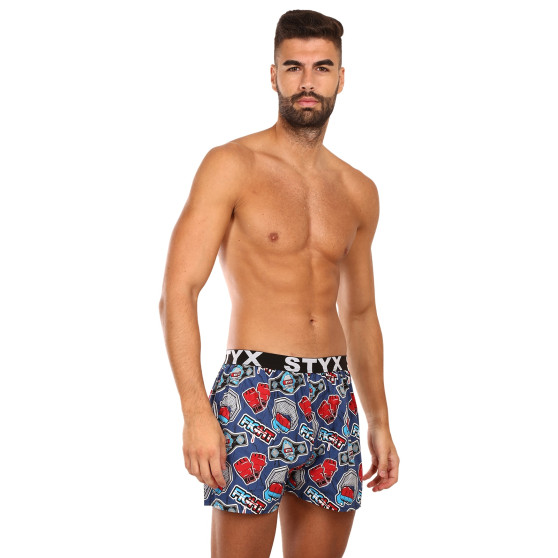 Boxers para homem Styx arte desportiva borracha luta (B1556)