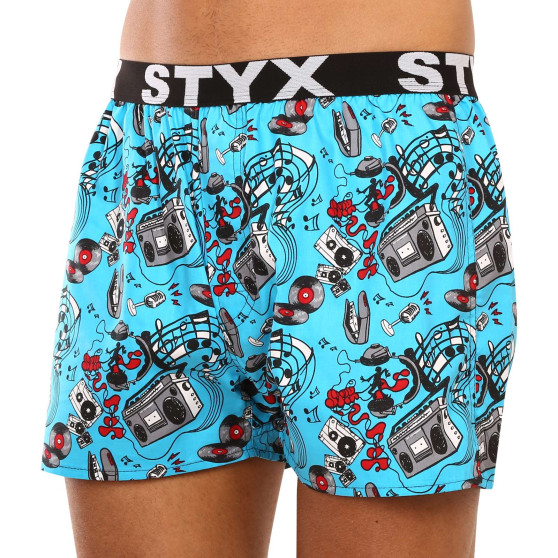 Boxers para homem Styx arte desporto borracha música (B1558)