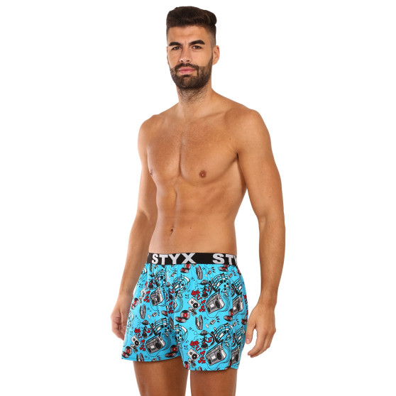 Boxers para homem Styx arte desporto borracha música (B1558)