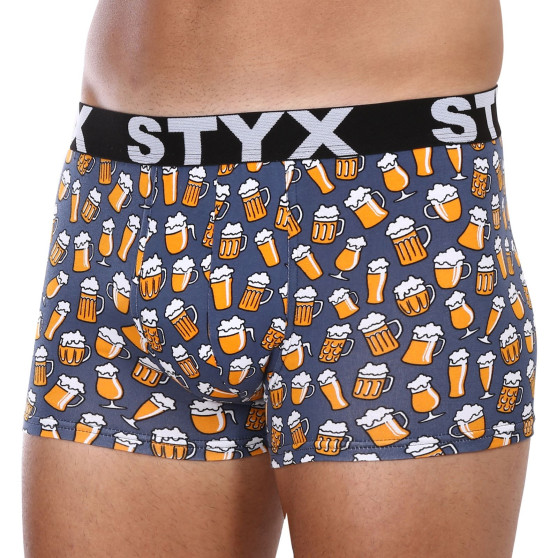 Boxers para homem Styx arte esportes borracha superdimensionado beer (R1357)