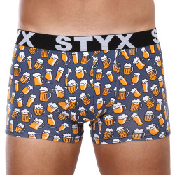 Boxers para homem Styx arte esportes borracha superdimensionado beer (R1357)