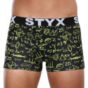 Boxers para homem Styx arte esportes borracha superdimensionado physics (R1652)