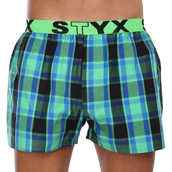 3PACK Boxers para homem Styx desporto elástico multicolorido (3B10456)