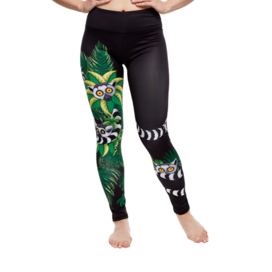 Leggings alegres para mulher Dedoles fitness Lemur (D-W-AW-LGS-C-RP-009)