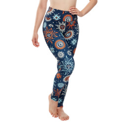 Leggings alegres para mulher Dedoles spot Orient (D-W-AW-LGS-C-C-1347)