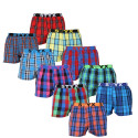 10PACK Boxers para homem Styx borracha desportiva (10B101234567890)