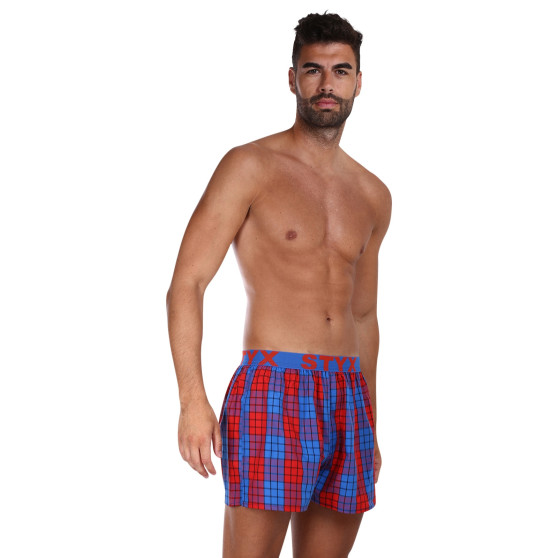 10PACK Boxers para homem Styx borracha desportiva (10B101234567890)