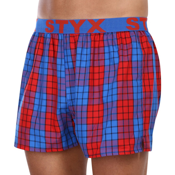 10PACK Boxers para homem Styx borracha desportiva (10B101234567890)