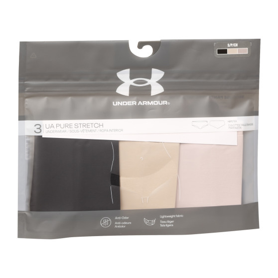 3PACK cuecas para mulher Under Armour multicolorido (1325616 004)