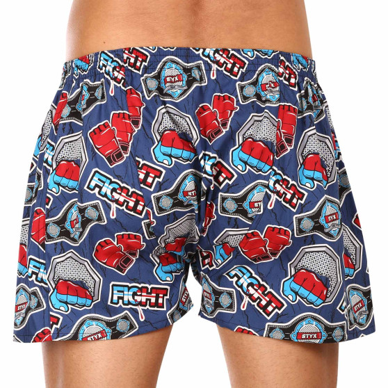 Boxers para homem Styx arte clássica borracha fight (A1556)