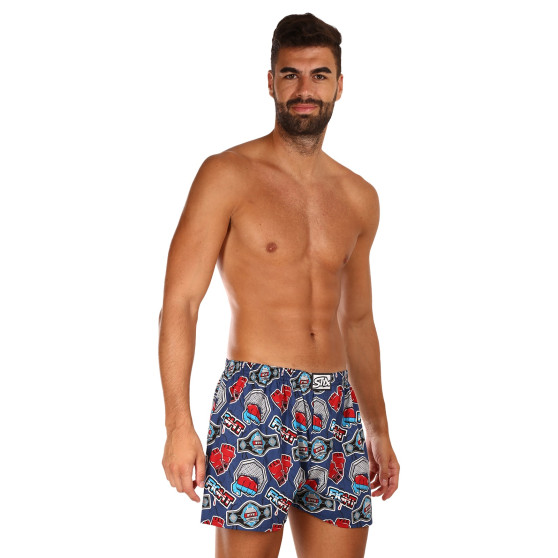 Boxers para homem Styx arte clássica borracha fight (A1556)