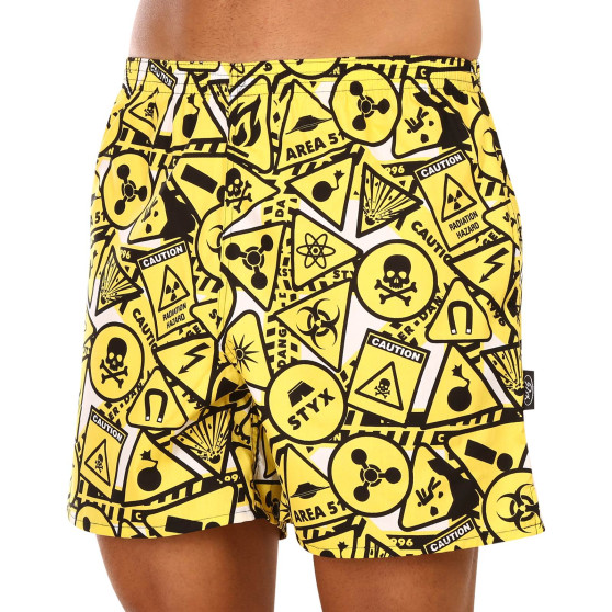 Boxers de banho para homem com bolsos Styx alert (D1350)