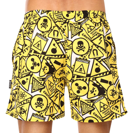 Boxers de banho para homem com bolsos Styx alert (D1350)