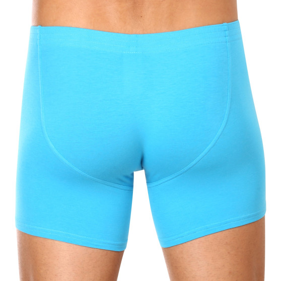 Boxers para homem Styx longo clássico de borracha azul claro (F1169)