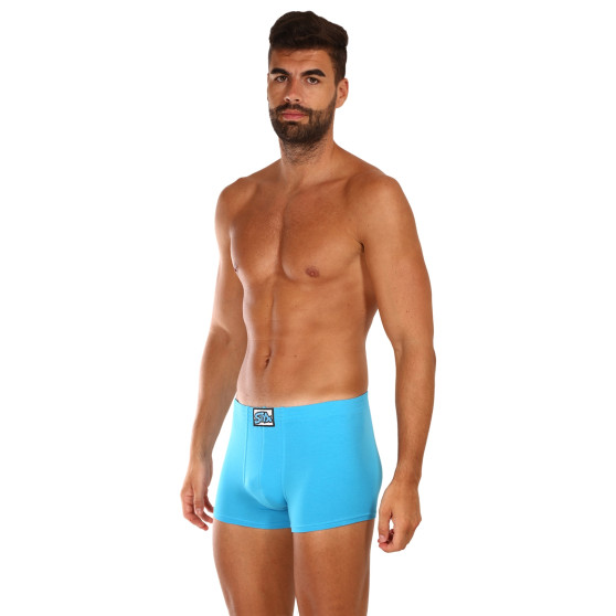 Boxers para homem Styx borracha clássica azul claro (Q1169)