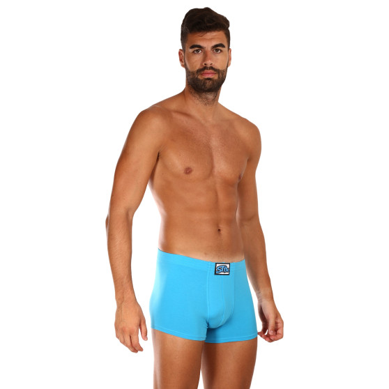 Boxers para homem Styx borracha clássica azul claro (Q1169)