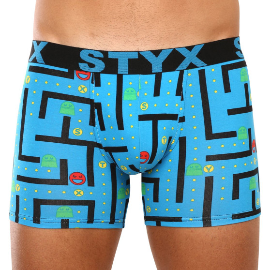 6PACK Boxers para homem Styx arte longa desporto elástico multi-colorido (6U12697124)